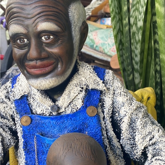 Oh man and lady and rocking chair $60 for both - Picture 1 of 4